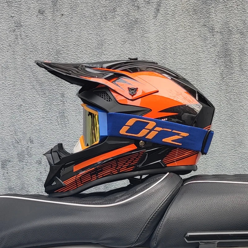 Capacete ORZ – Full Face MTB e Downhill, Certificação DOT Capacete ORZ – Full Face MTB e Downhill, Certificação DOT